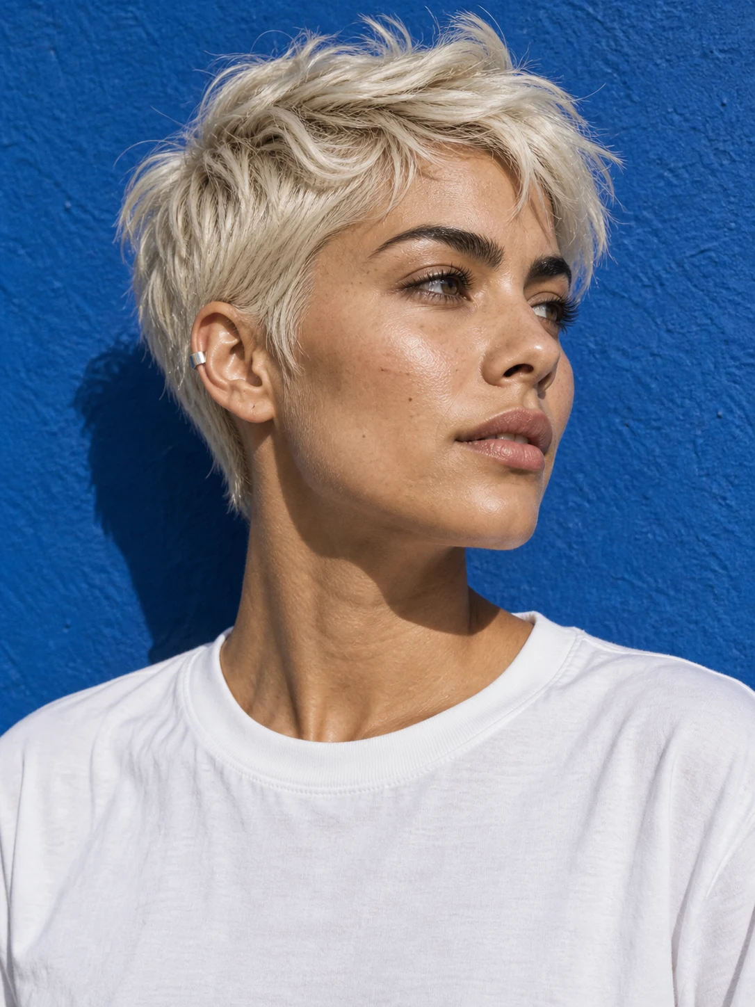 Immagine AI di concept: Short & platinum